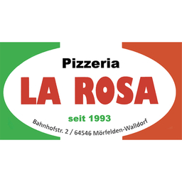 Pizzeria La Rosa logo.